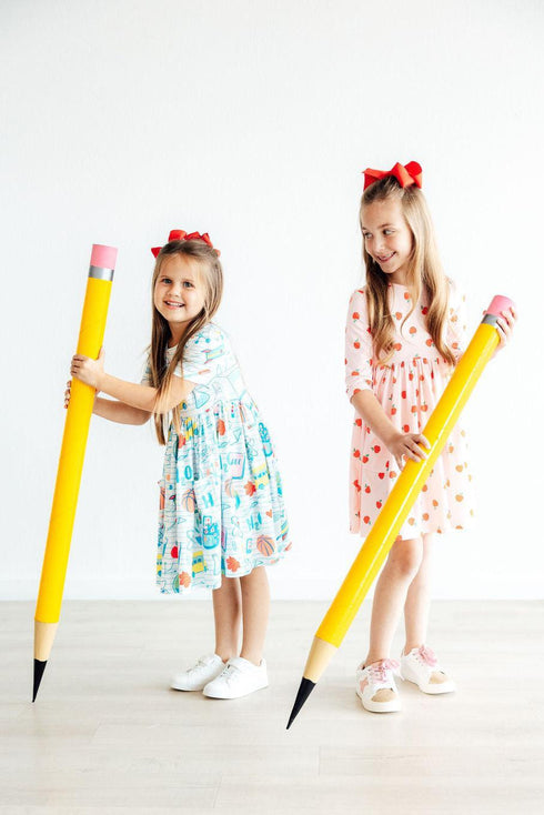 an-apple-a-day-3-4-sleeve-pocket-twirl-dress Mila & Rose - Sophia's Style-2